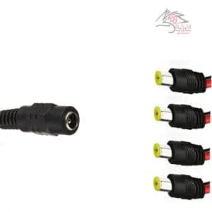 فیش 1 به 4 آداپتور دوربین مداربسته