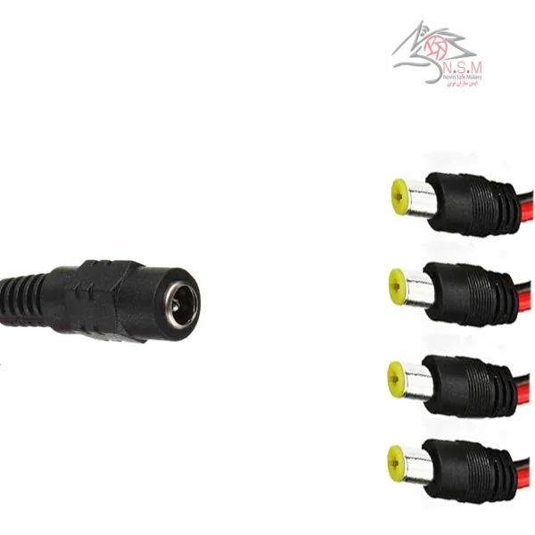 فیش 1 به 4 آداپتور دوربین مداربسته
