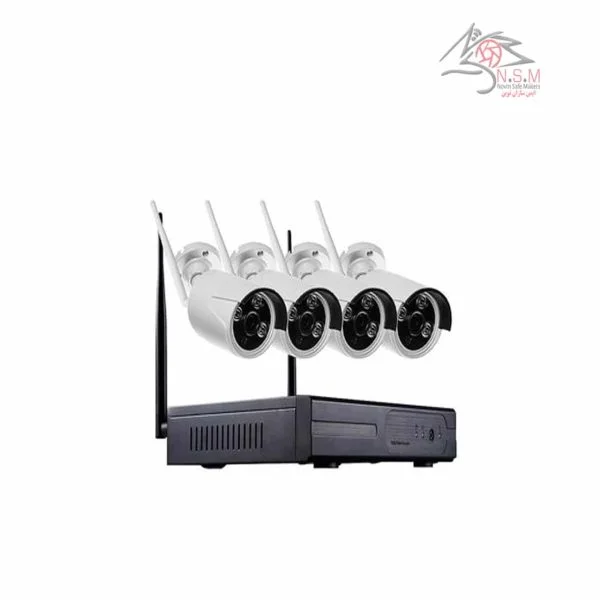 پکیج دوربین مداربسته وایرلس 4 کانال XM
