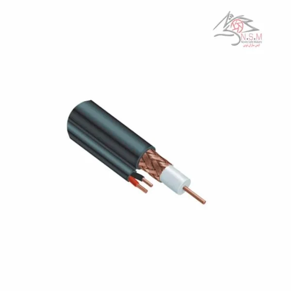 کابل دوربین مداربسته تمام مس ترکیبی با برق بلدن RG59