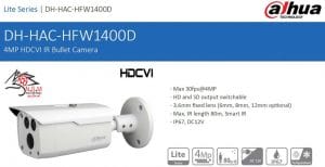 دوربین مداربسته داهوا مدل DH-HAC-HFW1400DP