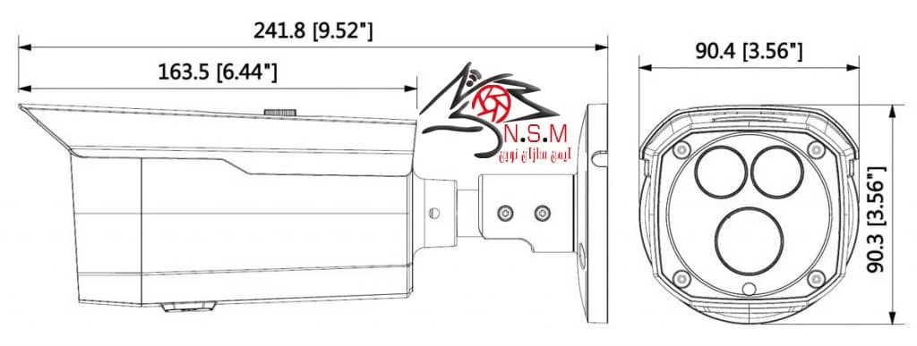 دوربین تحت شبکه بولت داهوا مدل DH-IPC-HFW4431DP-BAS-H