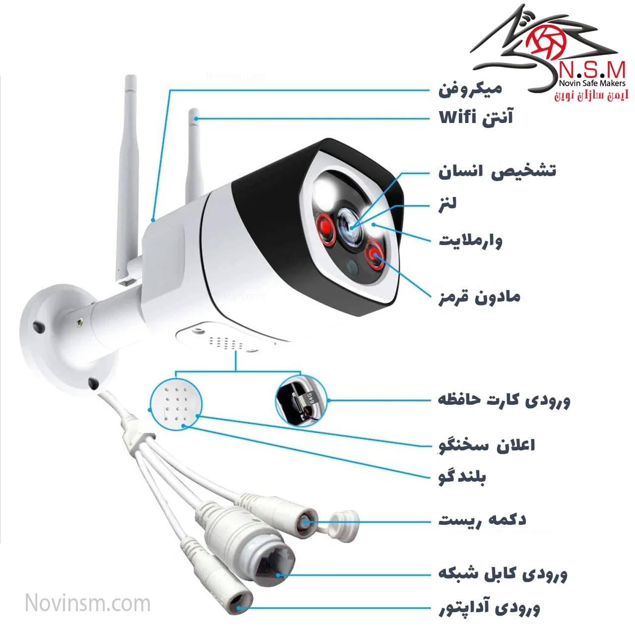 دوربین مداربسته بیسیم بولت 